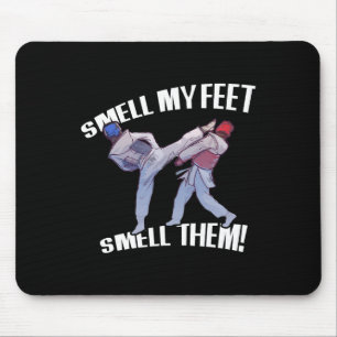 Smell My Feet Funny Karate Mouse Pad