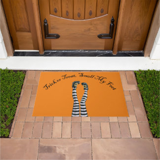 Smell My Feet Halloween Doormat