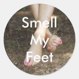 Smell My Feet Stickers