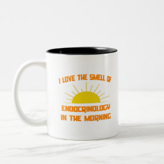 Smell of Endocrinology in the Morning Two-Tone Coffee Mug