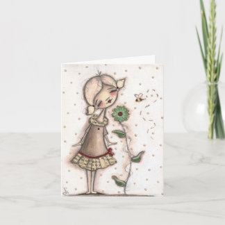 Smell the Flowers - Note Card