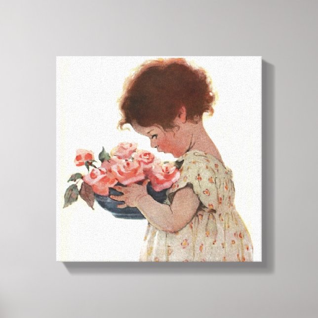 Smell The Roses Canvas Print (Front)