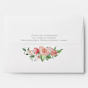 Smell the Roses, Floral Wedding Envelope