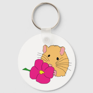 smell the roses keychain