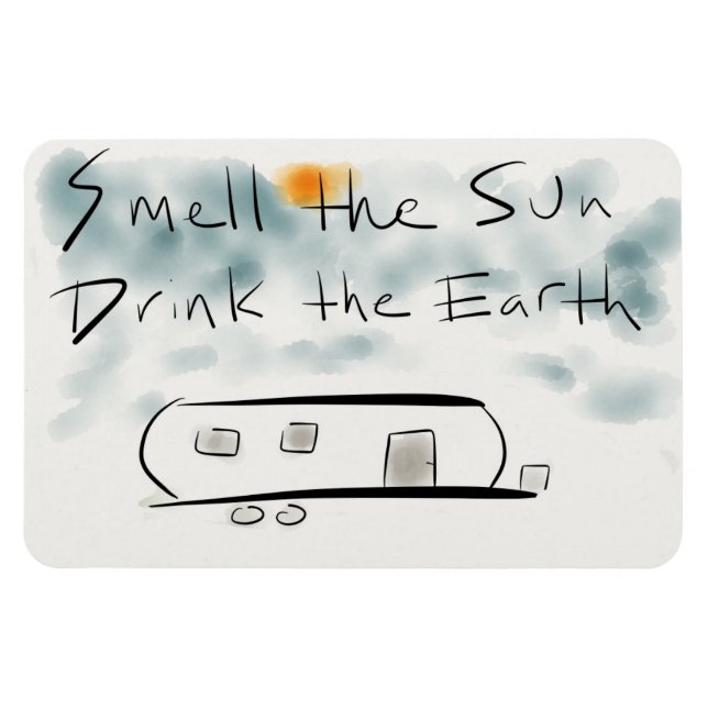 Smell the Sun Flexi Magnet (Horizontal)