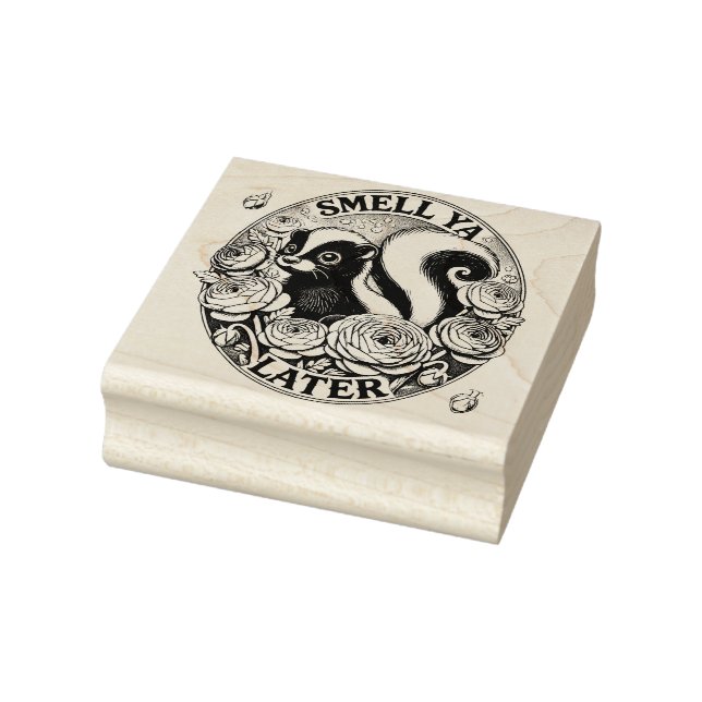 Smell Ya Later Skunk                               Rubber Stamp (Stamp)