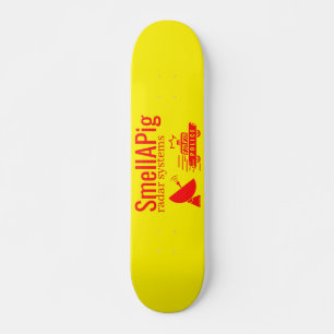 SMELLAPIG RADAR SYSTEMS funny sarcastic Skateboard