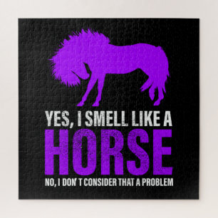 Smelling Like A Horse is No Problem    Jigsaw Puzzle