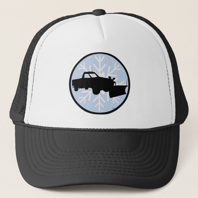 Smells Like Snow! Snow Plowing Hat (Front)