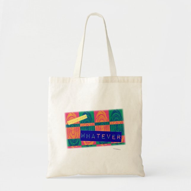  Smells Like Whatever Fun Nineties Sarcasm Art Tote Bag (Front)