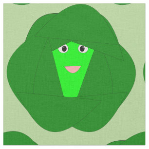 Smelly Christmas Brussels Sprout Craft Fabric