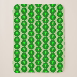 Smelly Christmas Brussels Sprout Sherpa Blanket