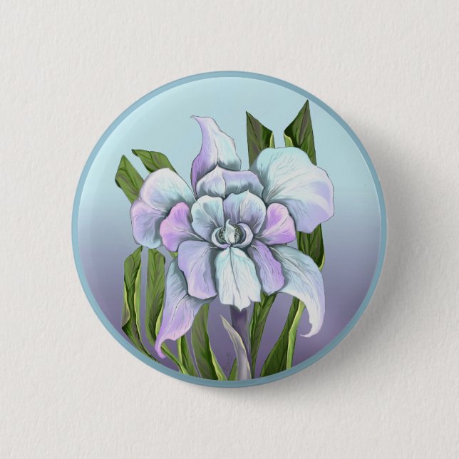 Smeraldo flower Button (Front)