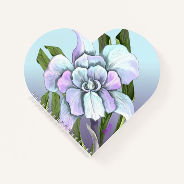 Smeraldo flower Carnet Notebook (Front)