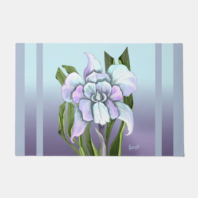 Smeraldo flower doormat (Front)