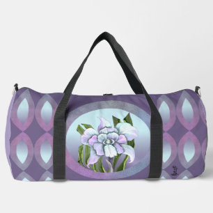 Smeraldo flower duffle bag