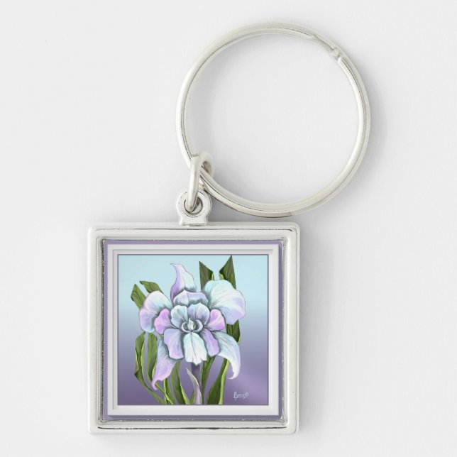 Smeraldo flower keyrings (Front)