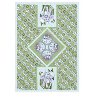Smeraldo Flower Tablecloth