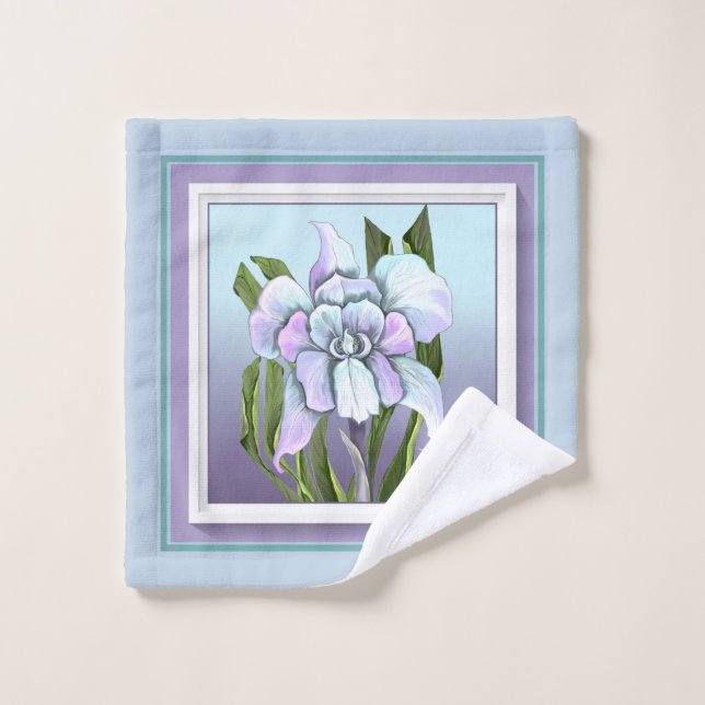 Smeraldo flower wash cloth (Wash Cloth)