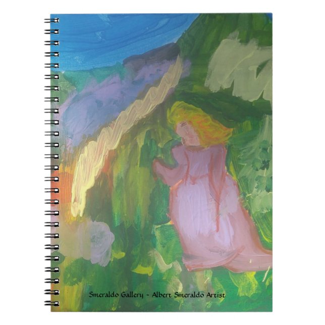 Smeraldo Gallery"Lady in Garden" Notebook (Front)