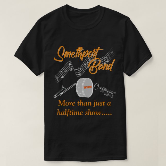 Smethport Band Supporter Dark Shirt (Design Front)