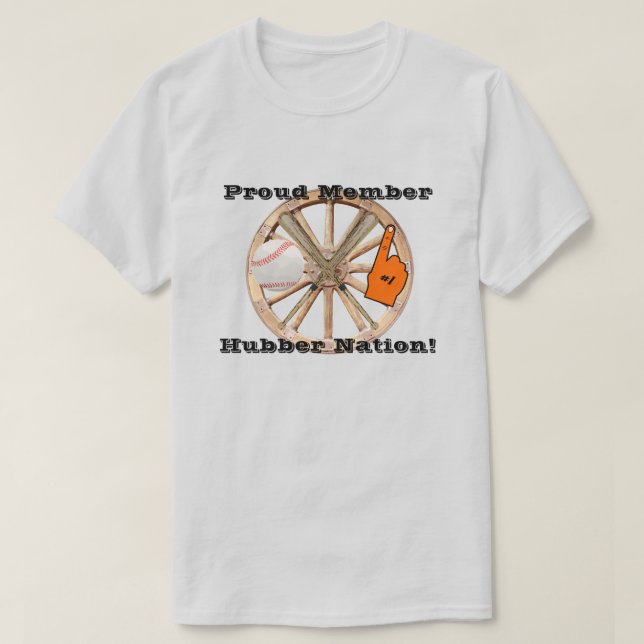 Smethport Hubber Nation Baseball Softball Fan LT T-Shirt (Design Front)