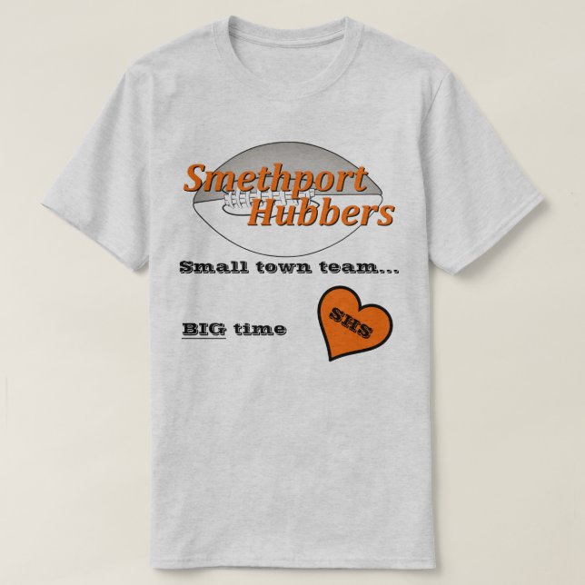 Smethport Hubbers Football Fan Shirt 4 (Design Front)