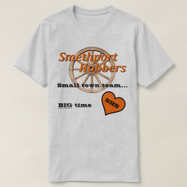 Smethport Hubbers Light Colour Fan Shirt (Design Front)