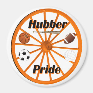 Smethport Hubbers Sports Supporter Magnet