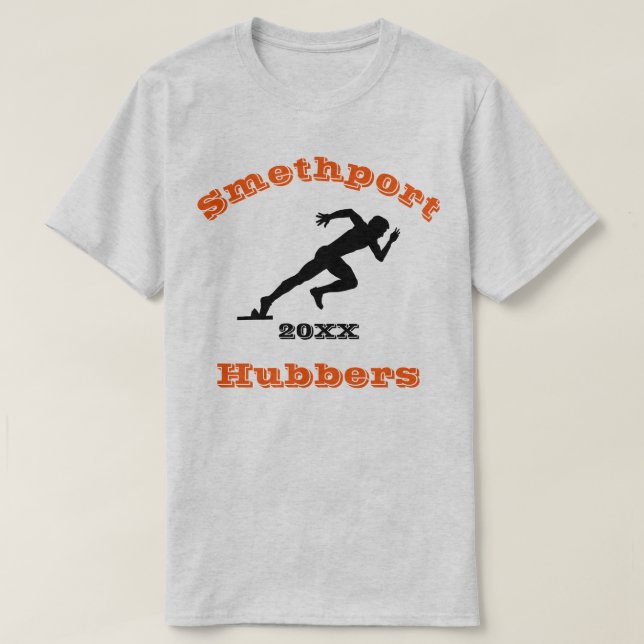 Smethport Hubbers Track & Field Fan Shirt (Design Front)