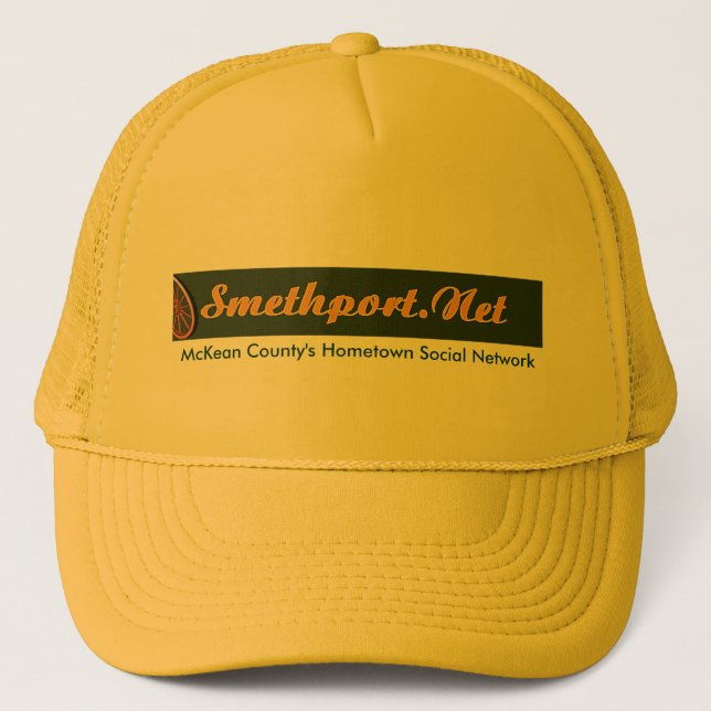Smethport Net Hat. Trucker Hat (Front)