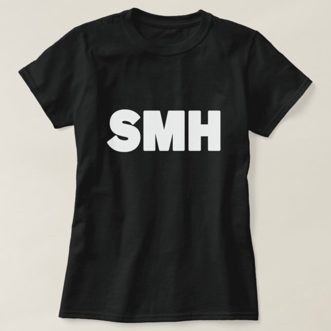 SMH | T-Shirt d'arceau de texte (Design devant)