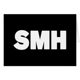 SMH   Text Slang Card