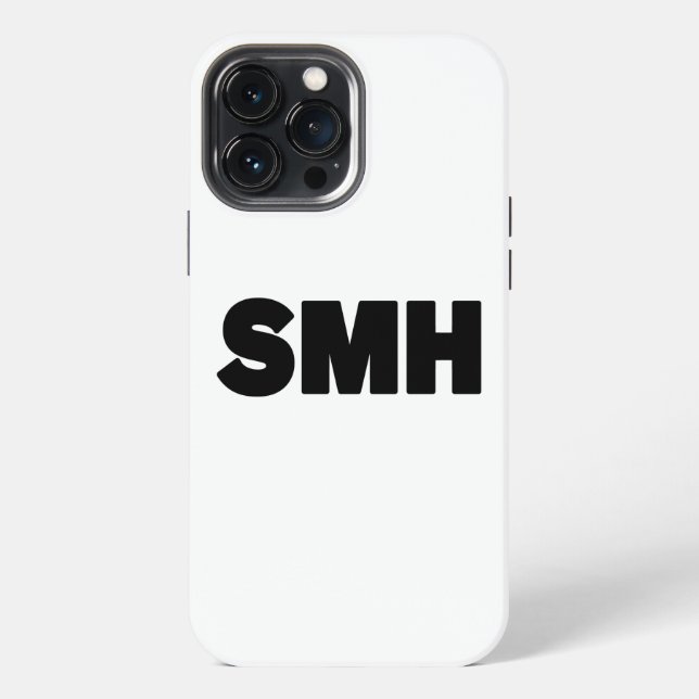 SMH | Text Slang iPhone Case (Back)