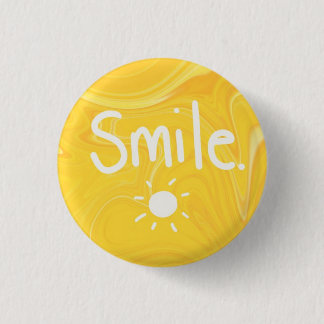 Smile 1 Inch Round Button