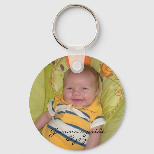 smile-2, Gamma's pride, & joy Keychain (Front)