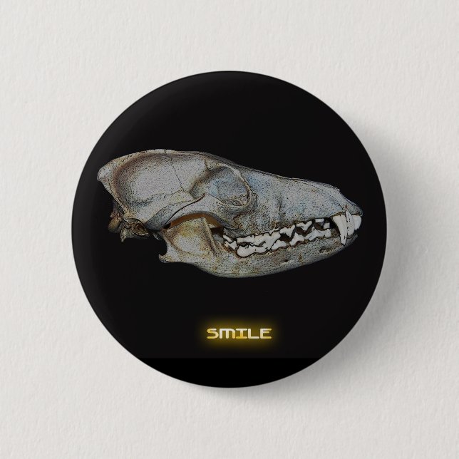 SMILE 2 INCH ROUND BUTTON (Front)