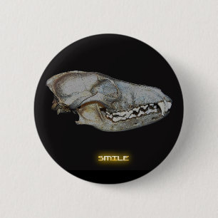 SMILE 2 INCH ROUND BUTTON