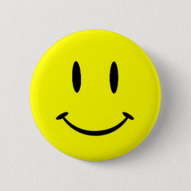 Smile 2 Inch Round Button (Front)
