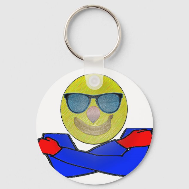 Smile and Hugs Keychain (Front)
