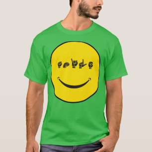 Smile ASL fingerspelling Interpreter ASL T-Shirt