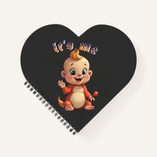 smile at cute baby's joy, and happiness. notebook