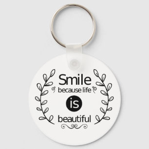Smile, Attitude, Success, Goals, Motivationals Keychain