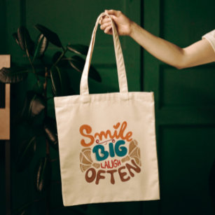 Smile Big Laugh Often: Joyful  Tote Bag