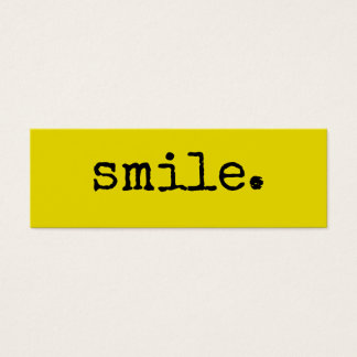 Smile Black Yellow Typographie
