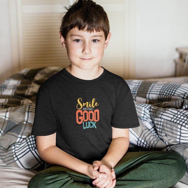 Smile Bring Good Luck T-Shirt (Creator Uploaded)