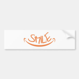 smile bumper sticker