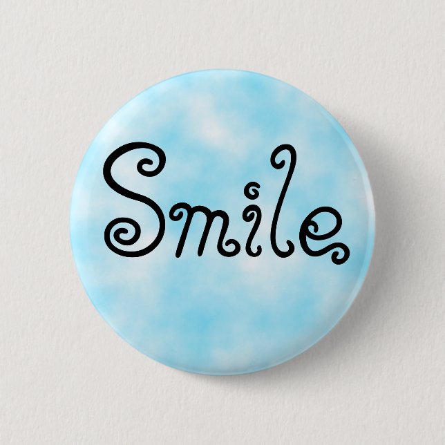 Smile-button 2 Inch Round Button (Front)