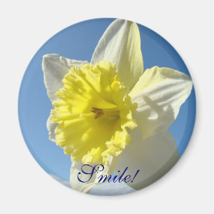 SMILE! Cadeaux aimants Jonquille Jaune fleurs magn