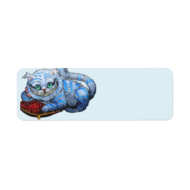 SMILE CAT SMILING REURN ADDRESS LABELS (Front)